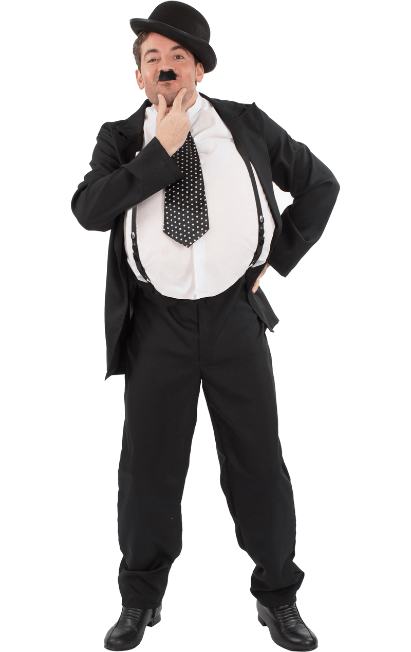 Herren Oliver Hardy Kostüm