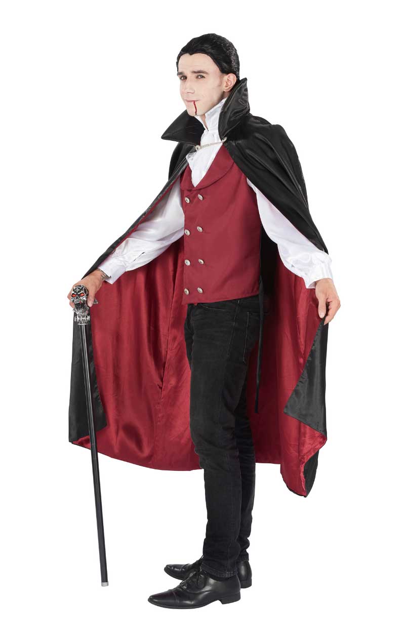 Roter Vampir-Halloween-Kostüm für Erwachsene