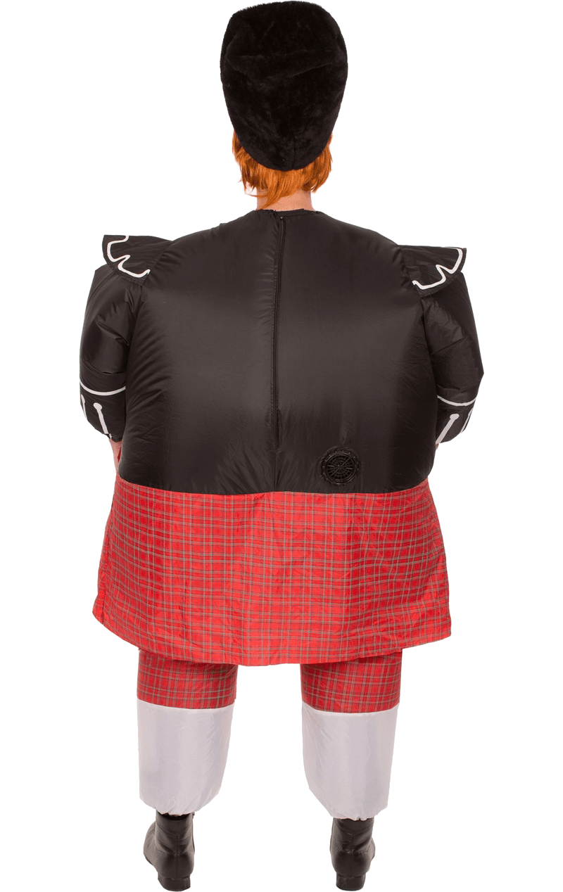 Aufblasbares Fat B Schottenkostüm für Erwachsene