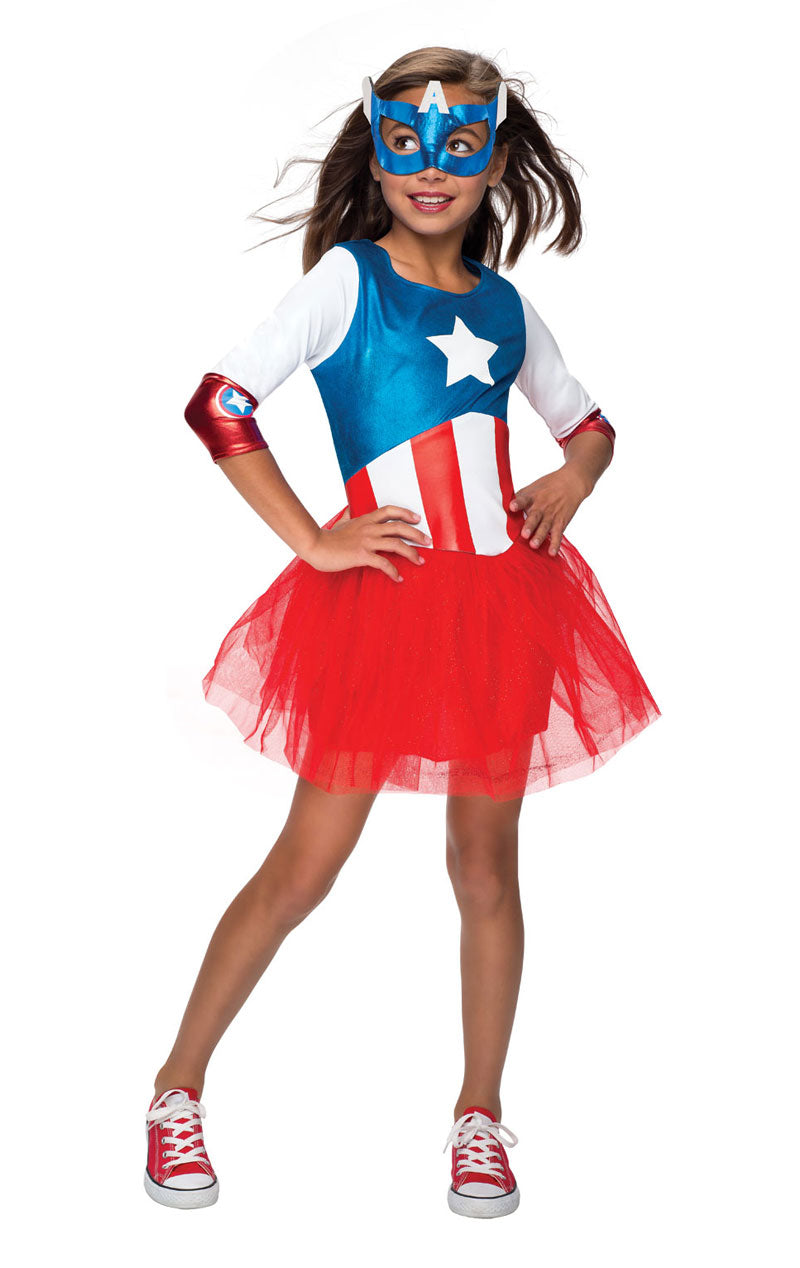 Avengers American Dream Kostüm für Mädchen