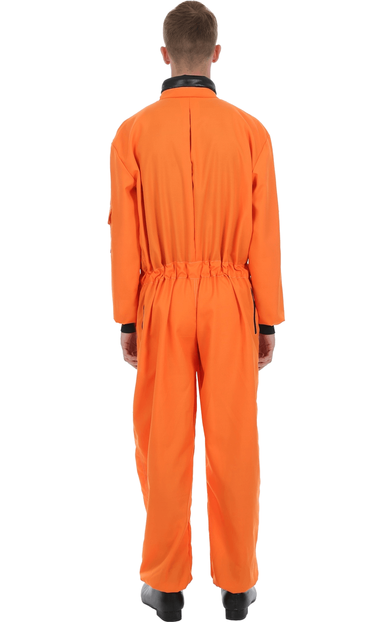 Orangefarbenes Astronautenkostüm für Herren