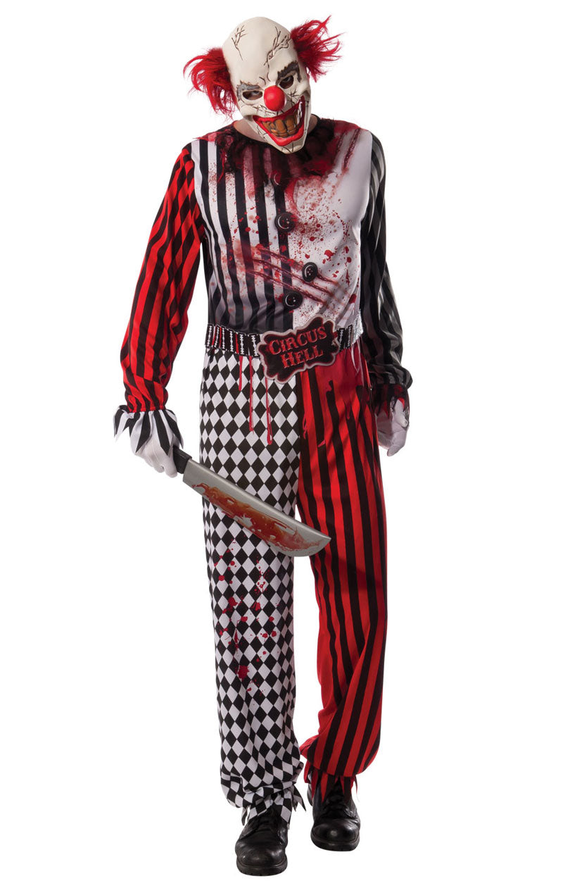 Böser Clown-Halloween-Kostüm für Erwachsene