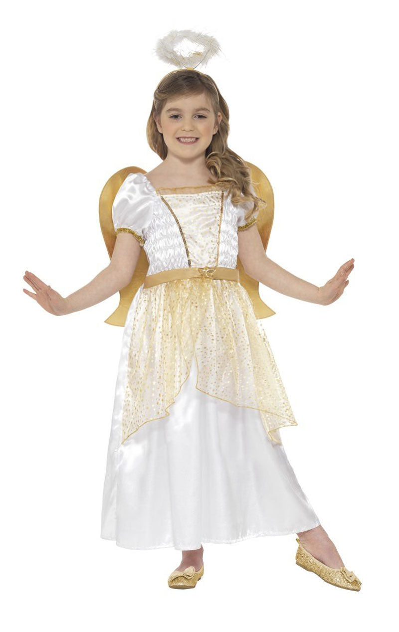 Kostüm Goldener Engel für Kinder