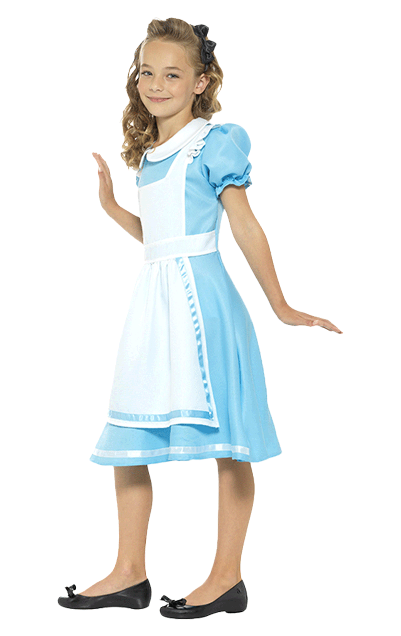 Mädchen Märchenbuch Alice im Wunderland Kostüm