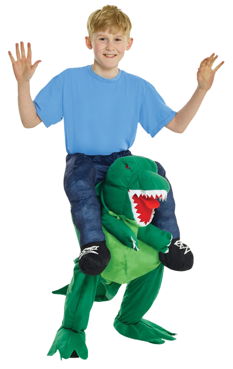 Dino Huckepack Kostüm für Kinder