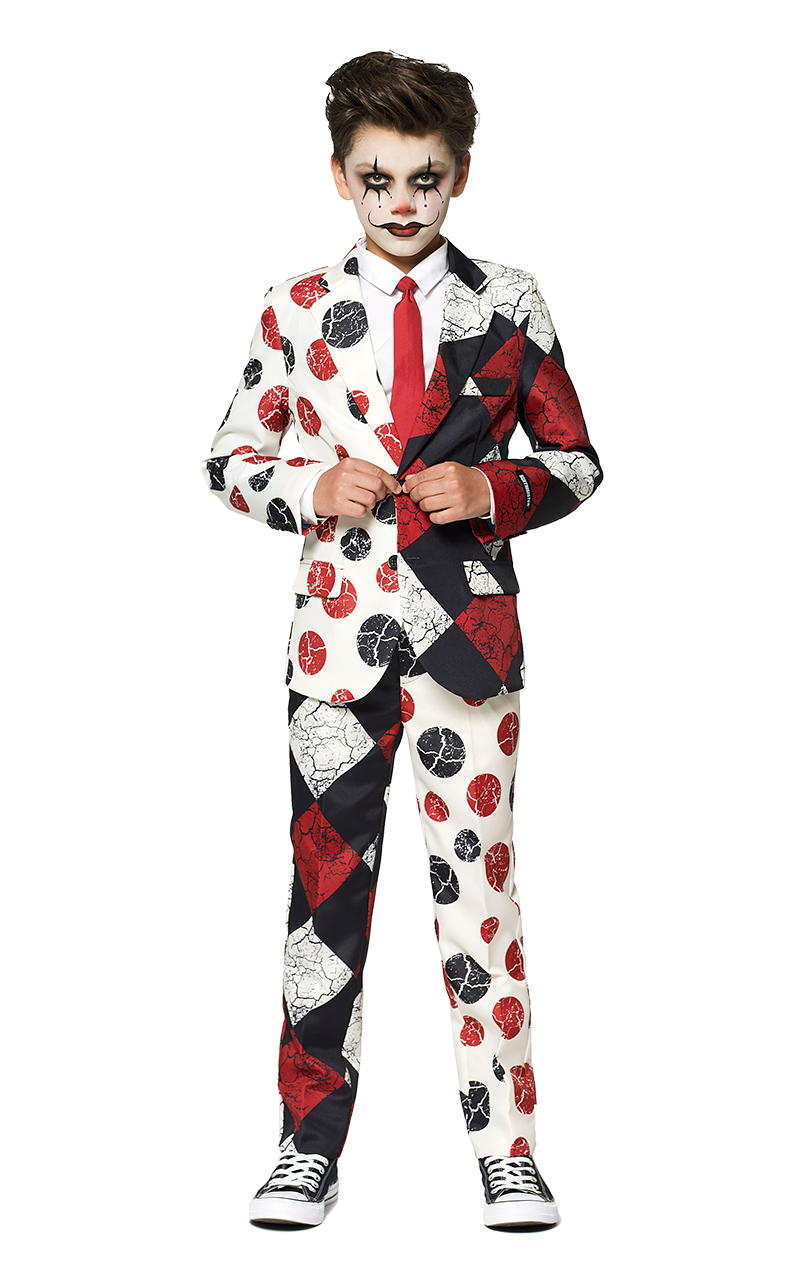 Kinder-SuitMeister-Halloween-Vintage-Clown-Kostüm