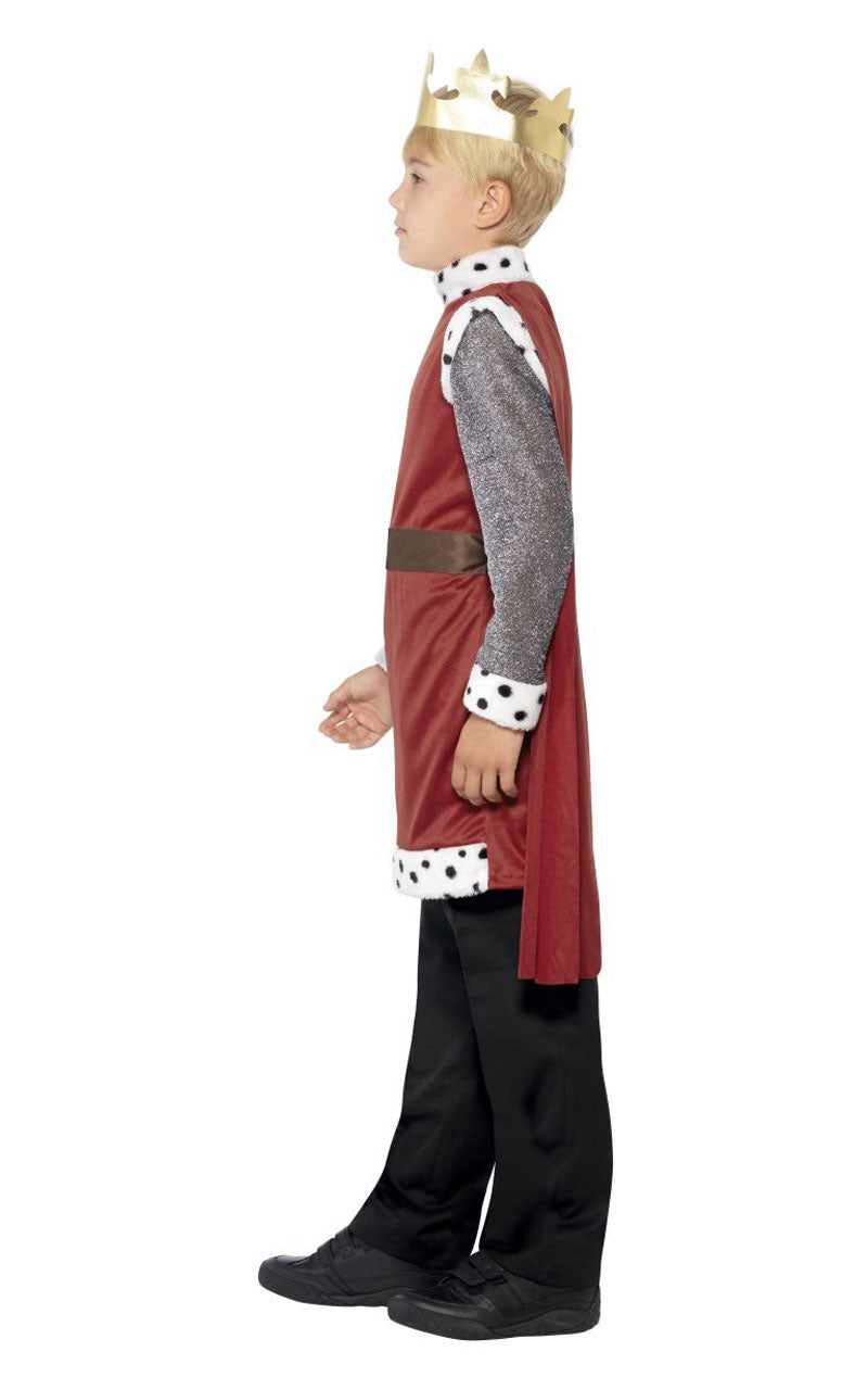 Mittelalterliches Tunika-Kostüm von King Arthur für Kinder