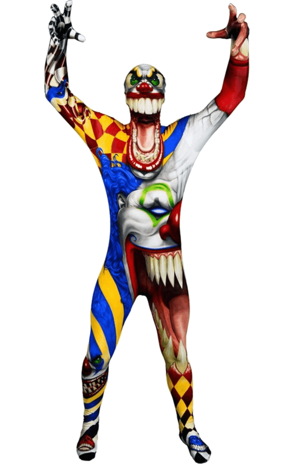 Clown-Morphsuit-Kostüm für Kinder