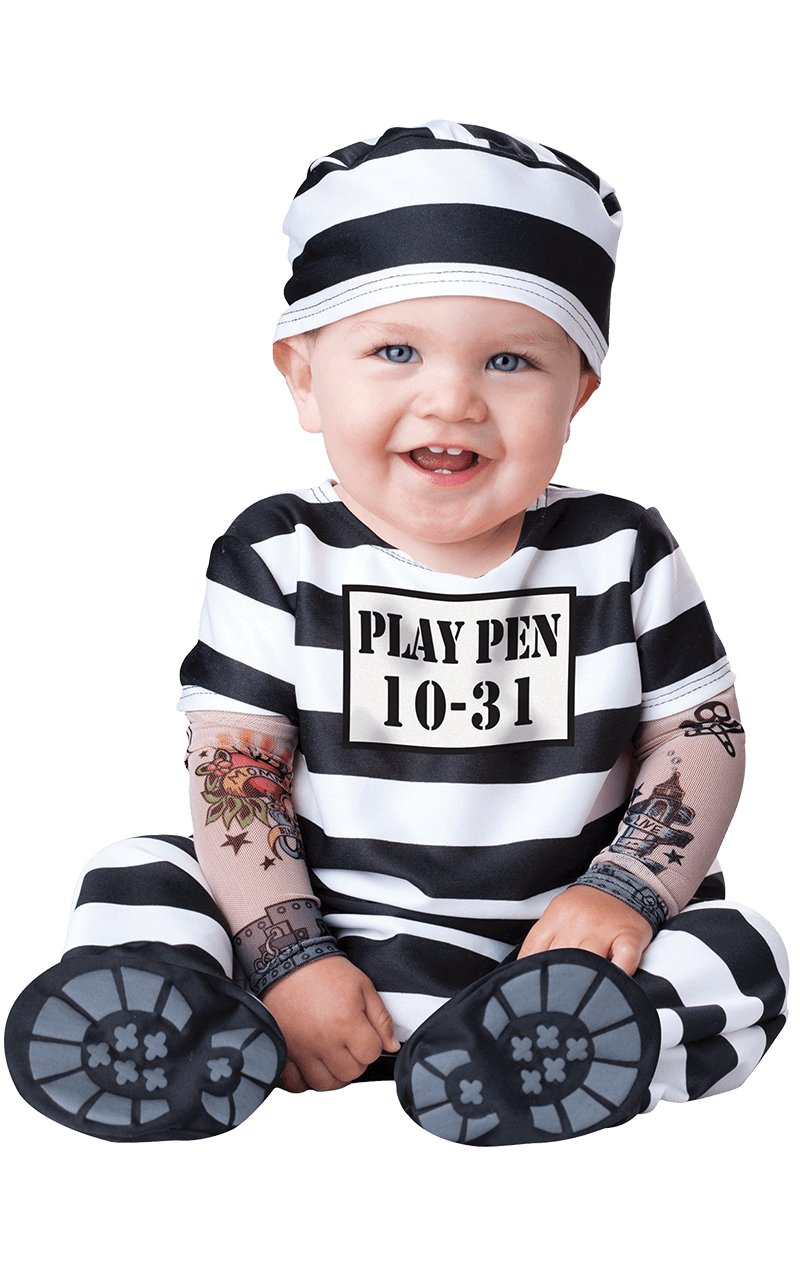 Gefängnis-Baby-Kostüm