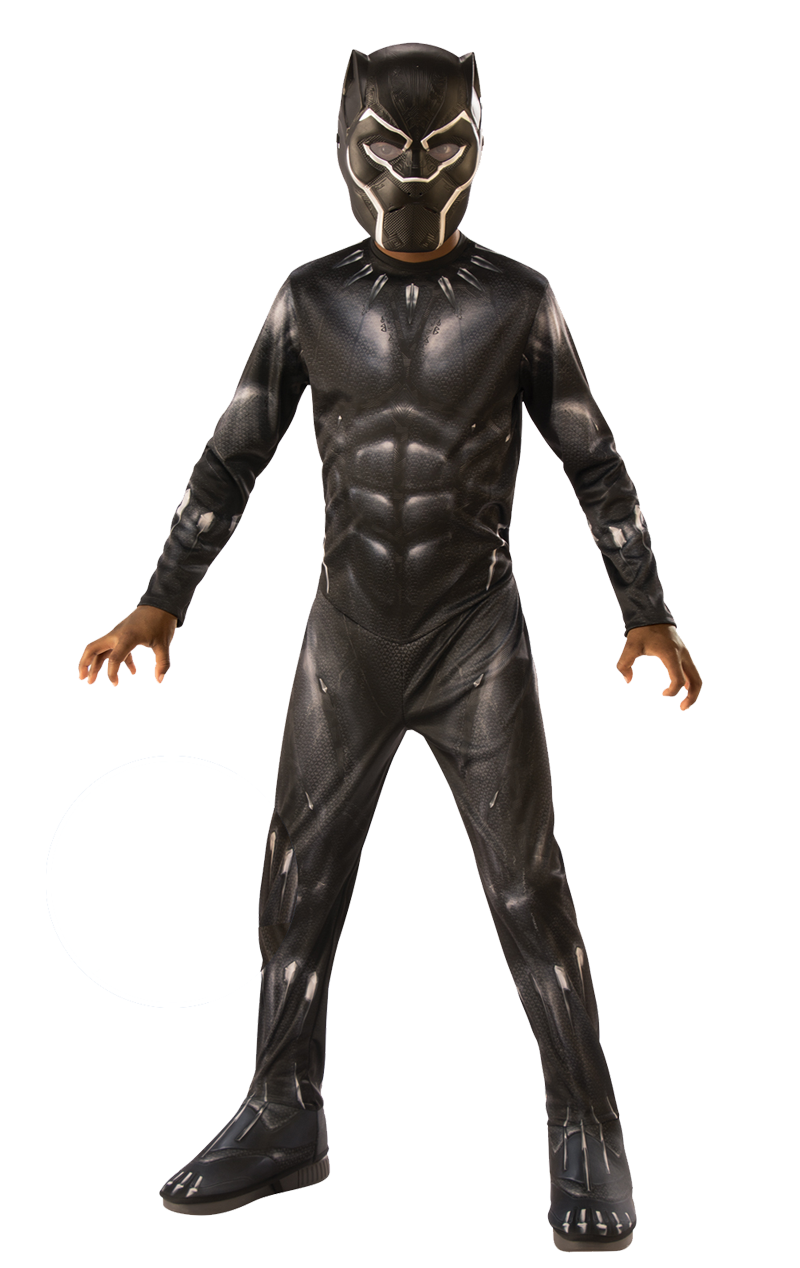 Schwarzes Panther-Kostüm für Kinder