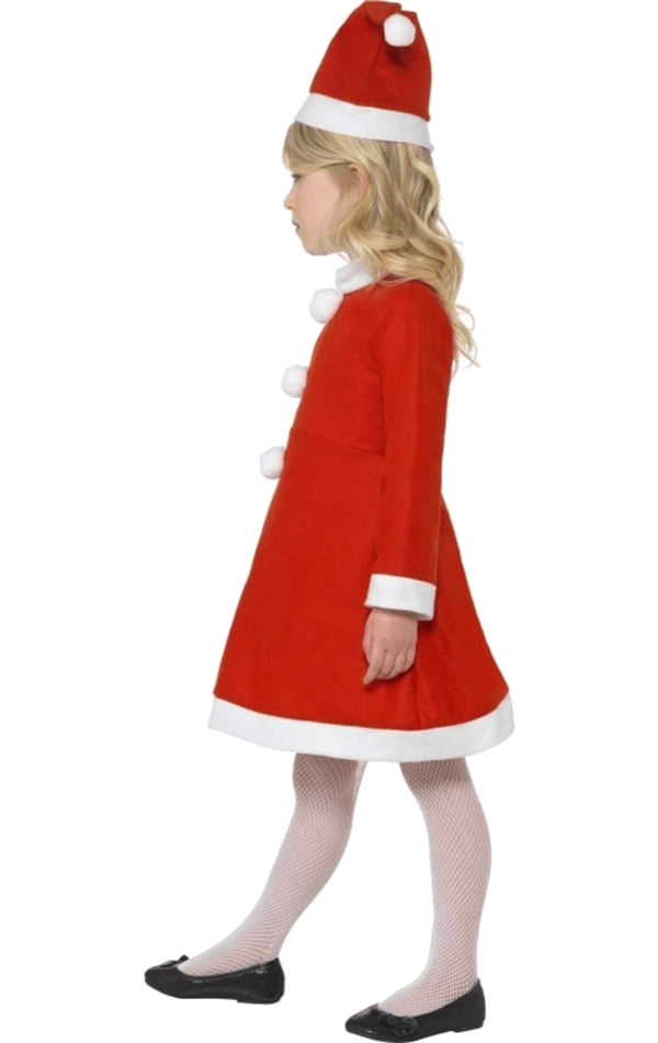 Santa Girl Kostüm für Kinder