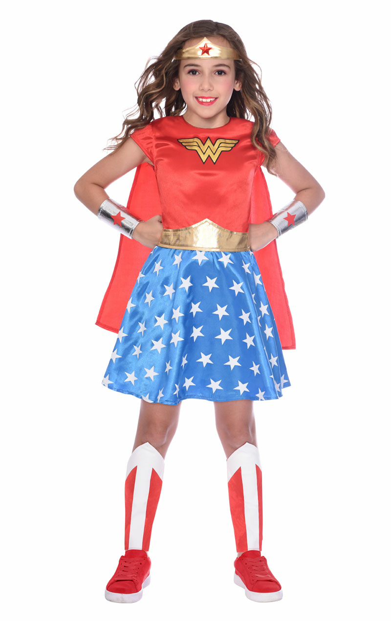 Klassisches Wonder Woman Kostüm für Kinder