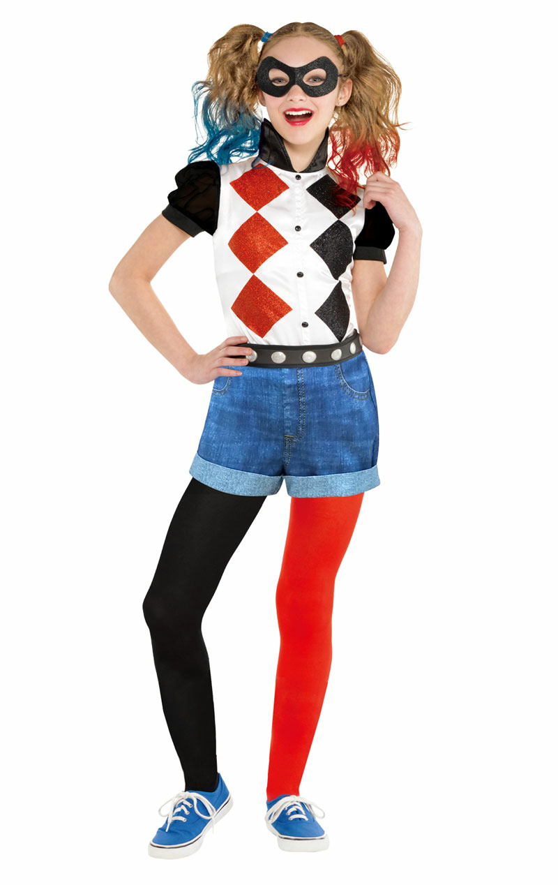 Klassisches Harley Quinn Kostüm für Kinder