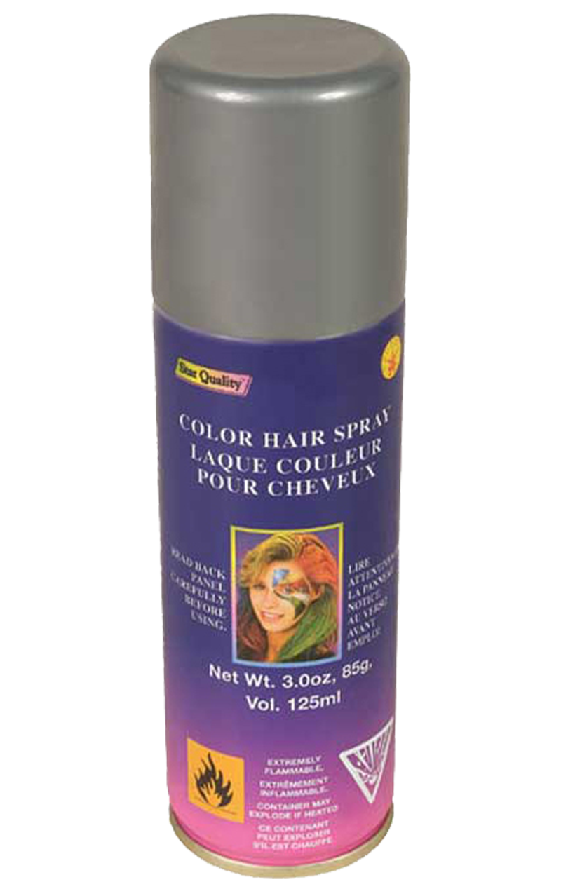 Silbernes Haarspray