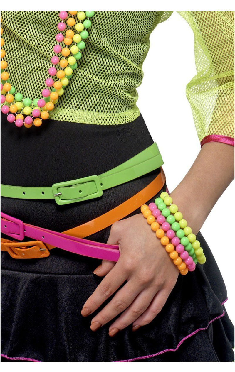 Neon-Retro-Armbänder