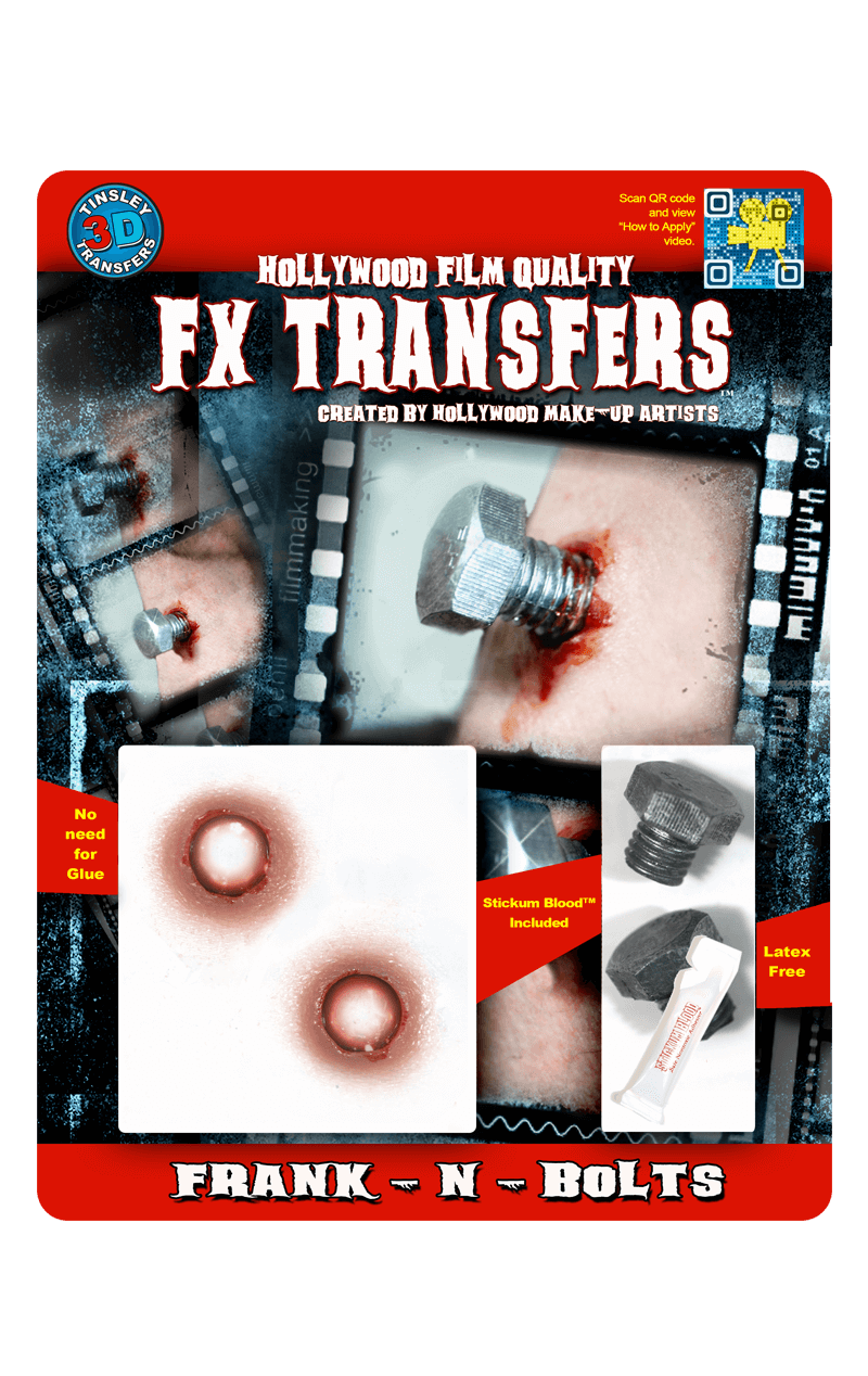 Frank-N-Bolts 3D FX Temporäre Transfers