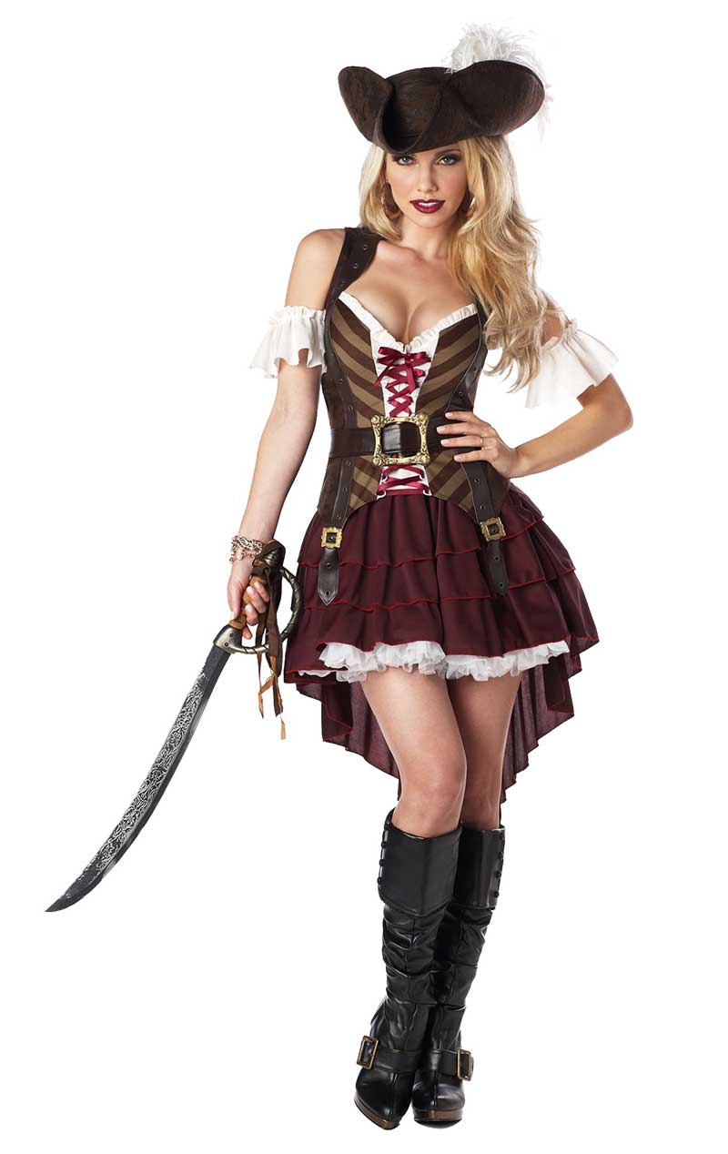 Sexy Swashbuckler Piratenkostüm für Damen