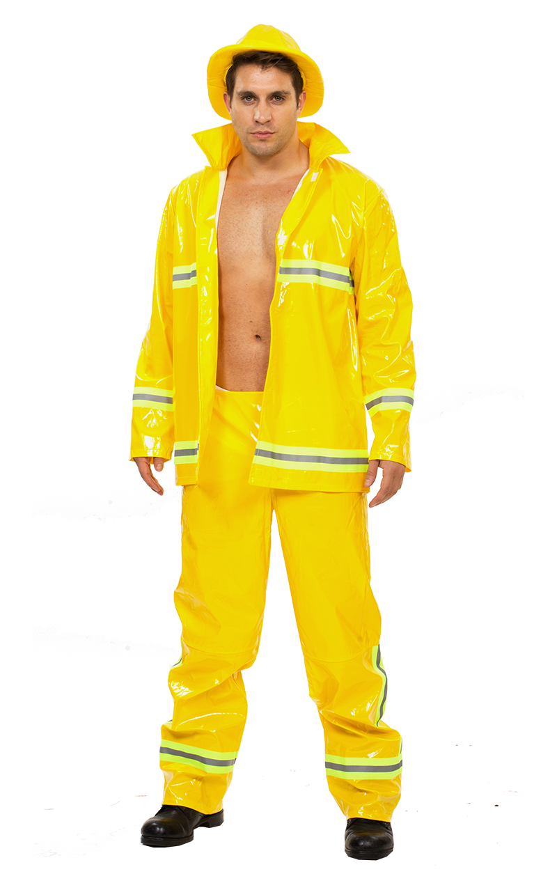 Feuerwehrmann Kostüm für Herren
