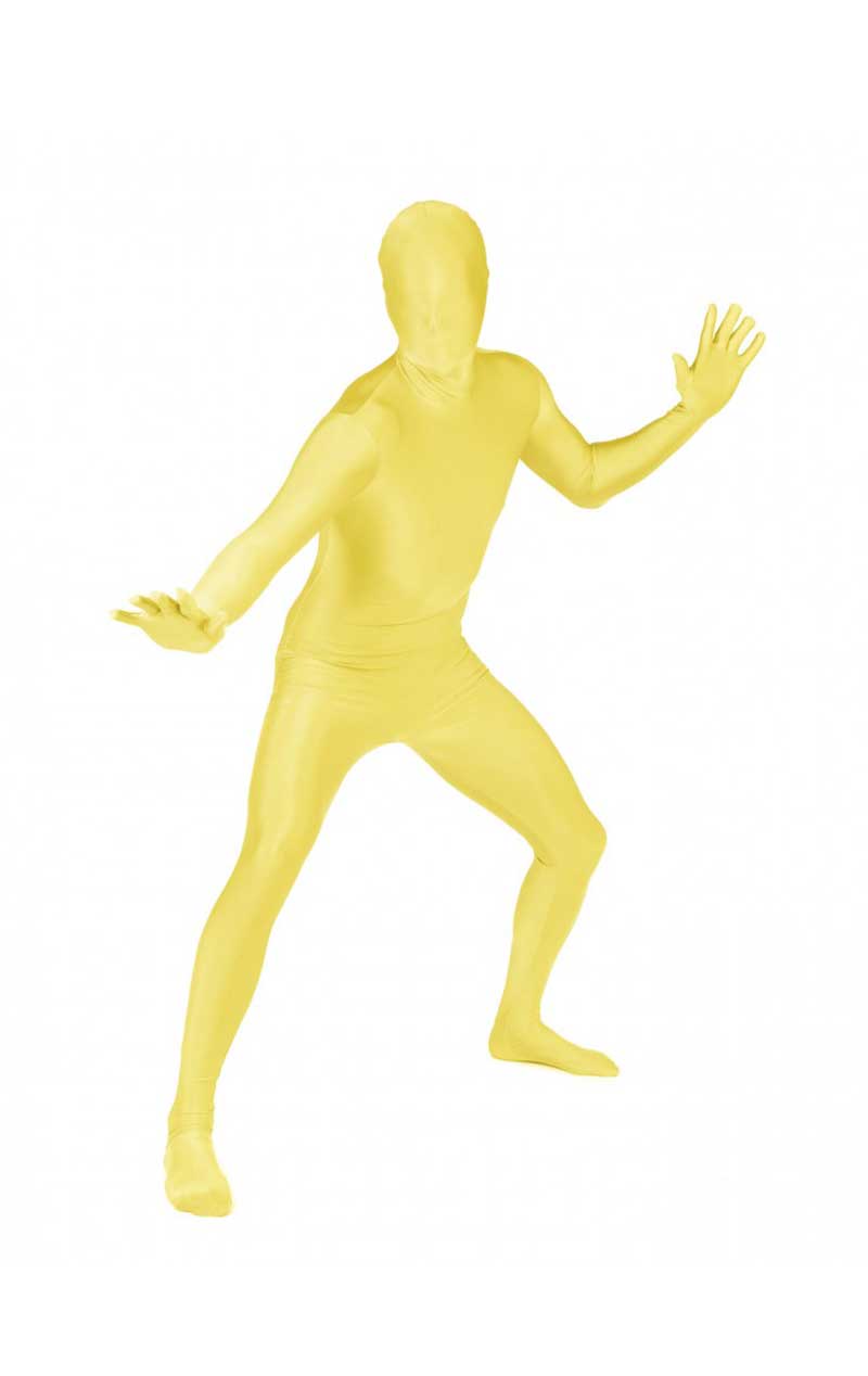 Gelbes Morphsuit-Kostüm für Erwachsene
