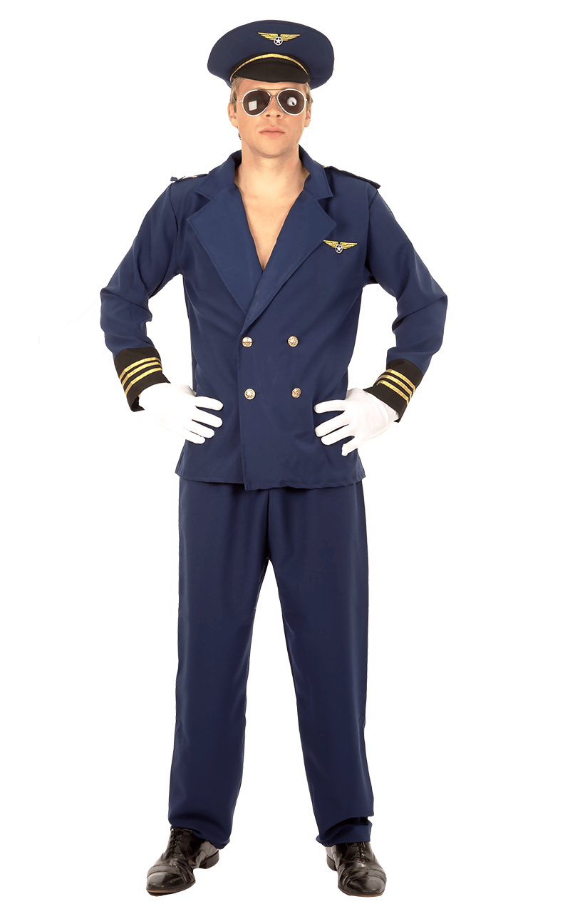 Marine-Flugkapitän-Kostüm