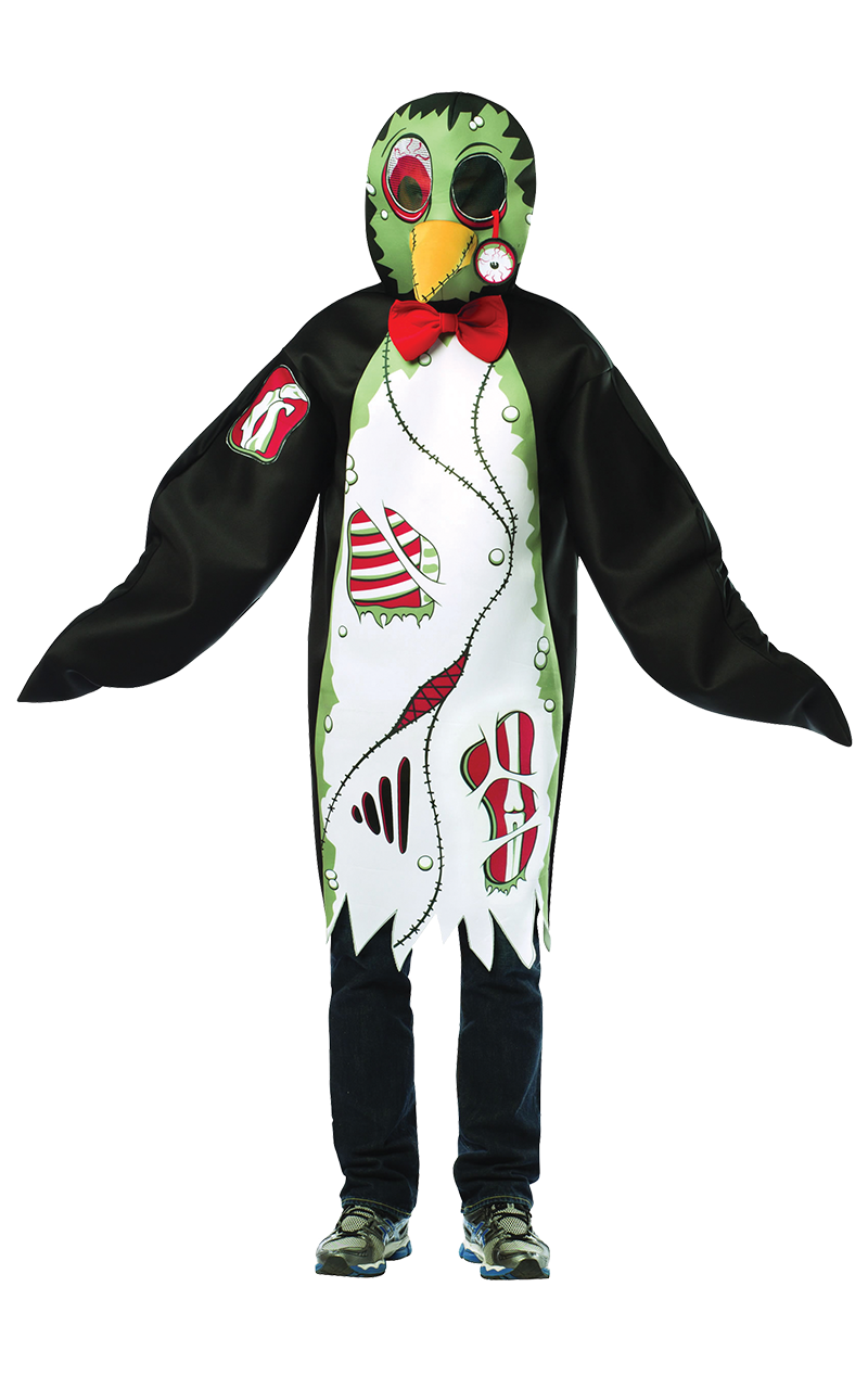 Zombie-Pinguin-Kostüm für Erwachsene