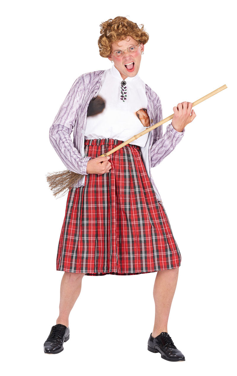 Mens Scottish Nanny Costume