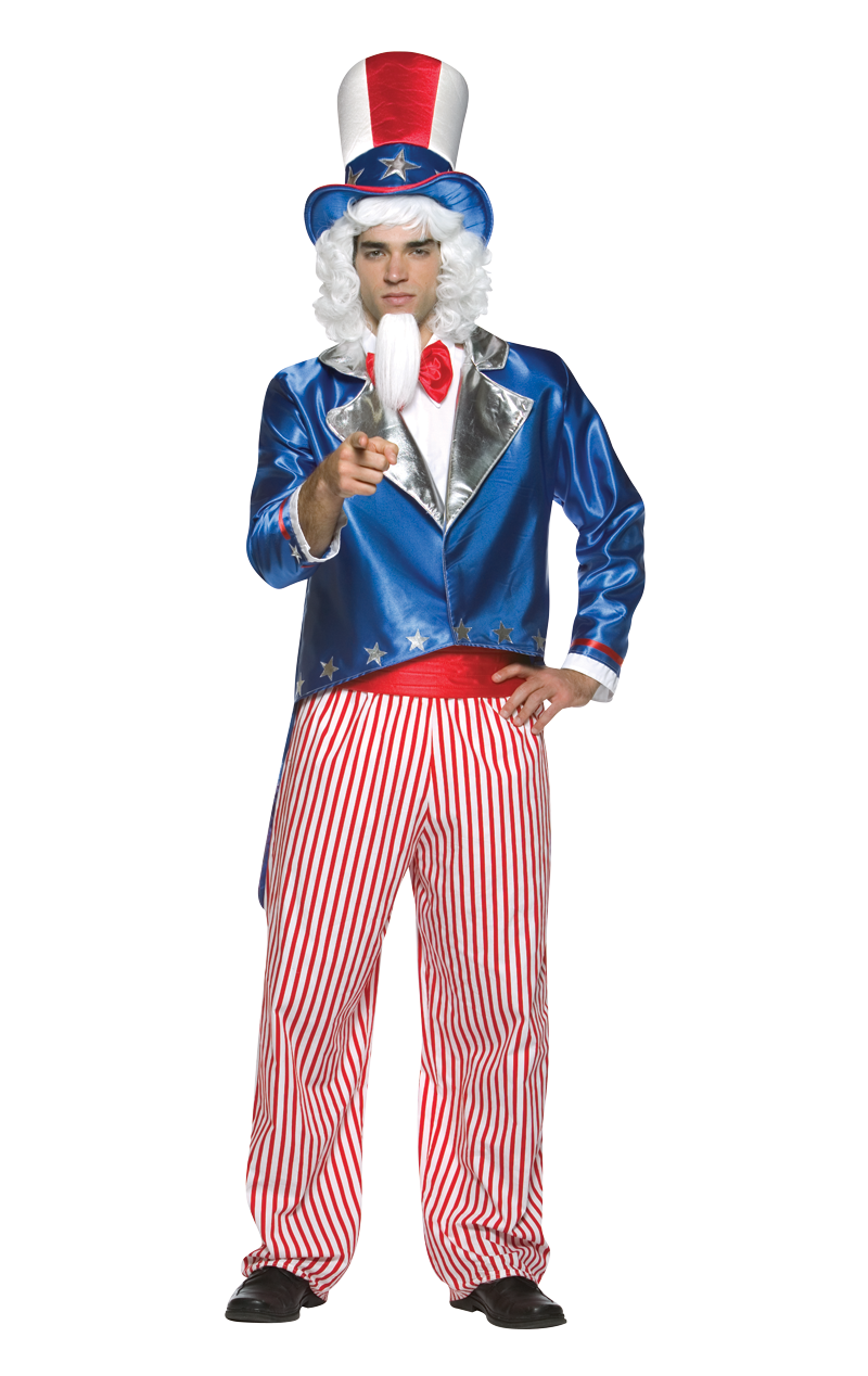 USA Uncle Sam Kostüm für Erwachsene