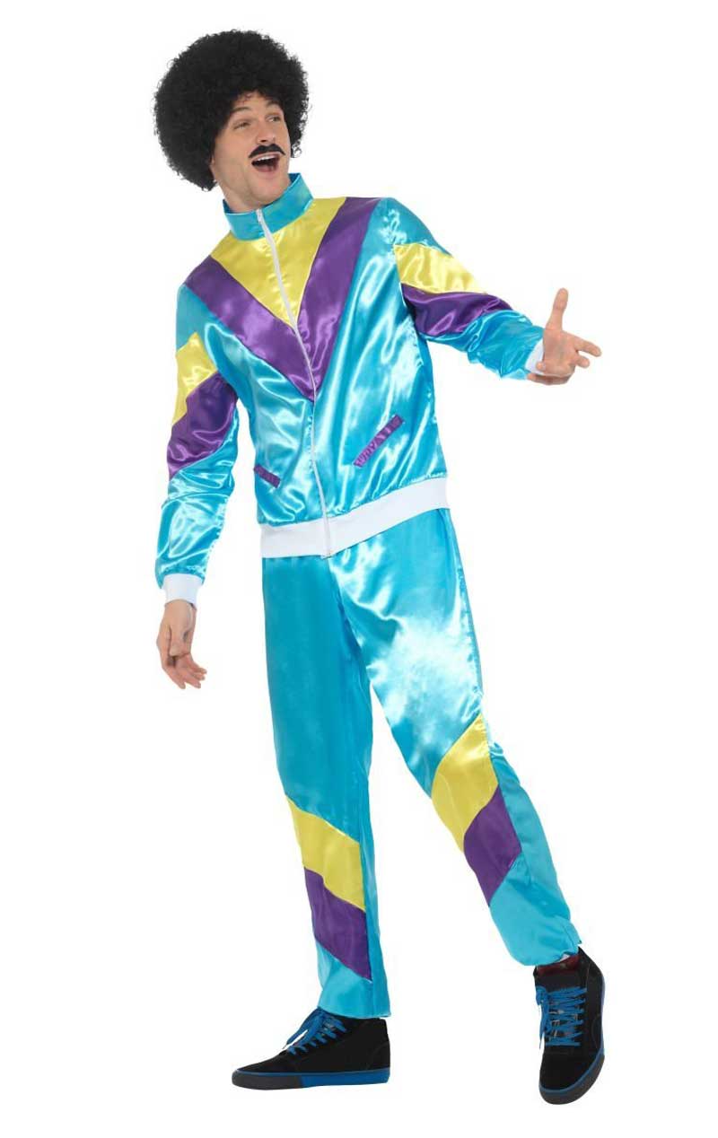 80er Shell Suit Kostüm für Erwachsene