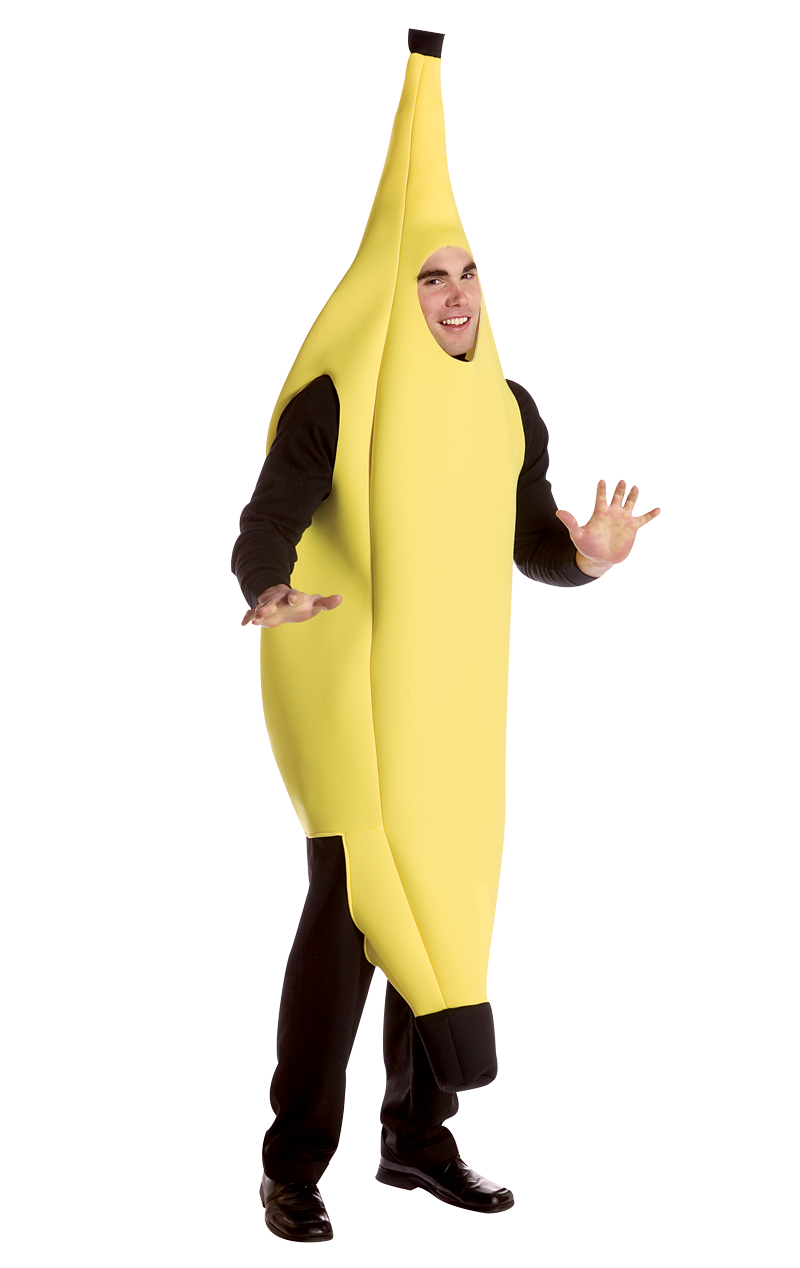 Riesiges Bananen-Kostüm für Herren