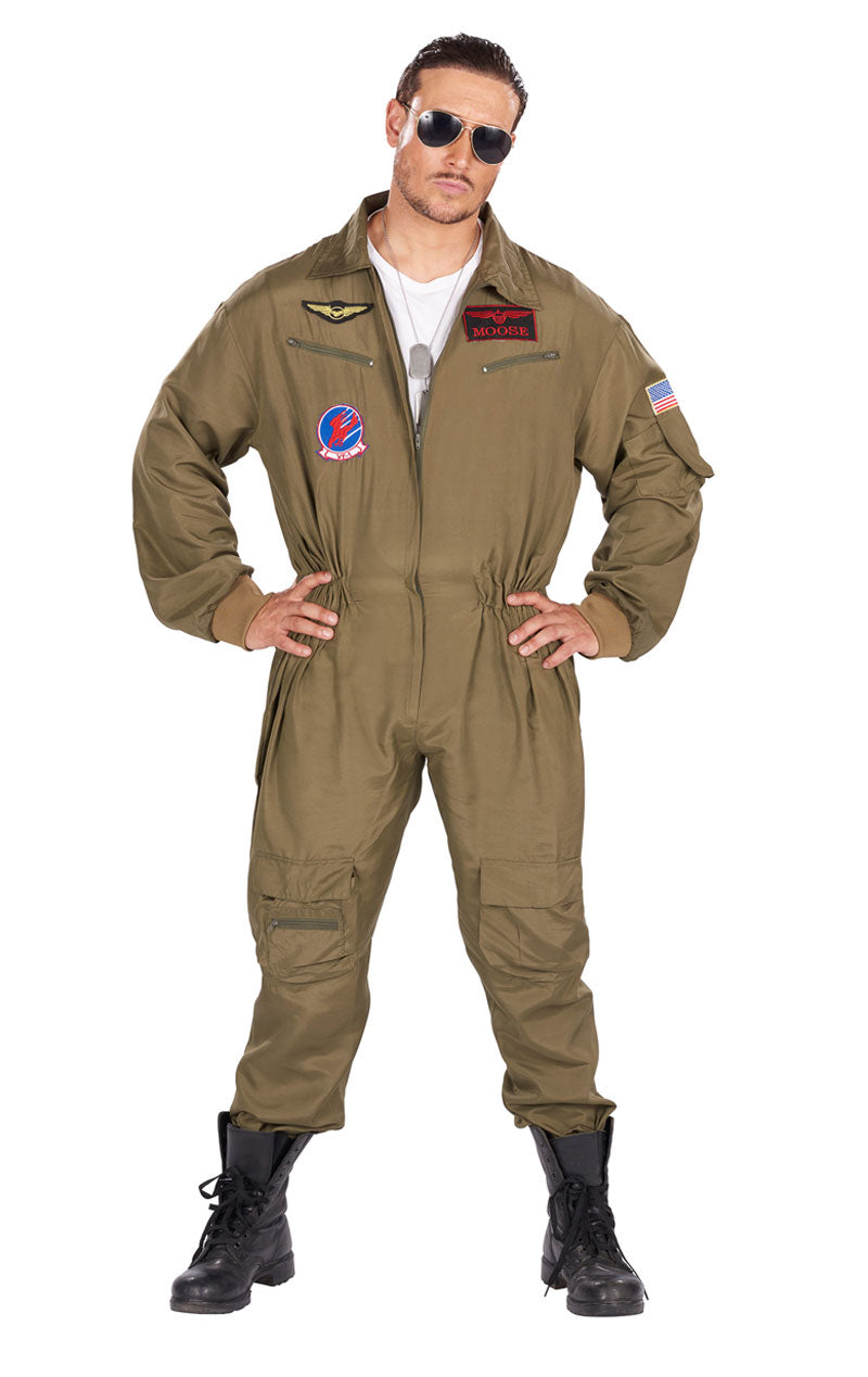 Unisex-Kostüm für erwachsene Kampfpiloten
