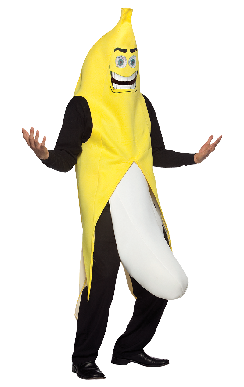 Blinkendes Bananenkostüm für Erwachsene