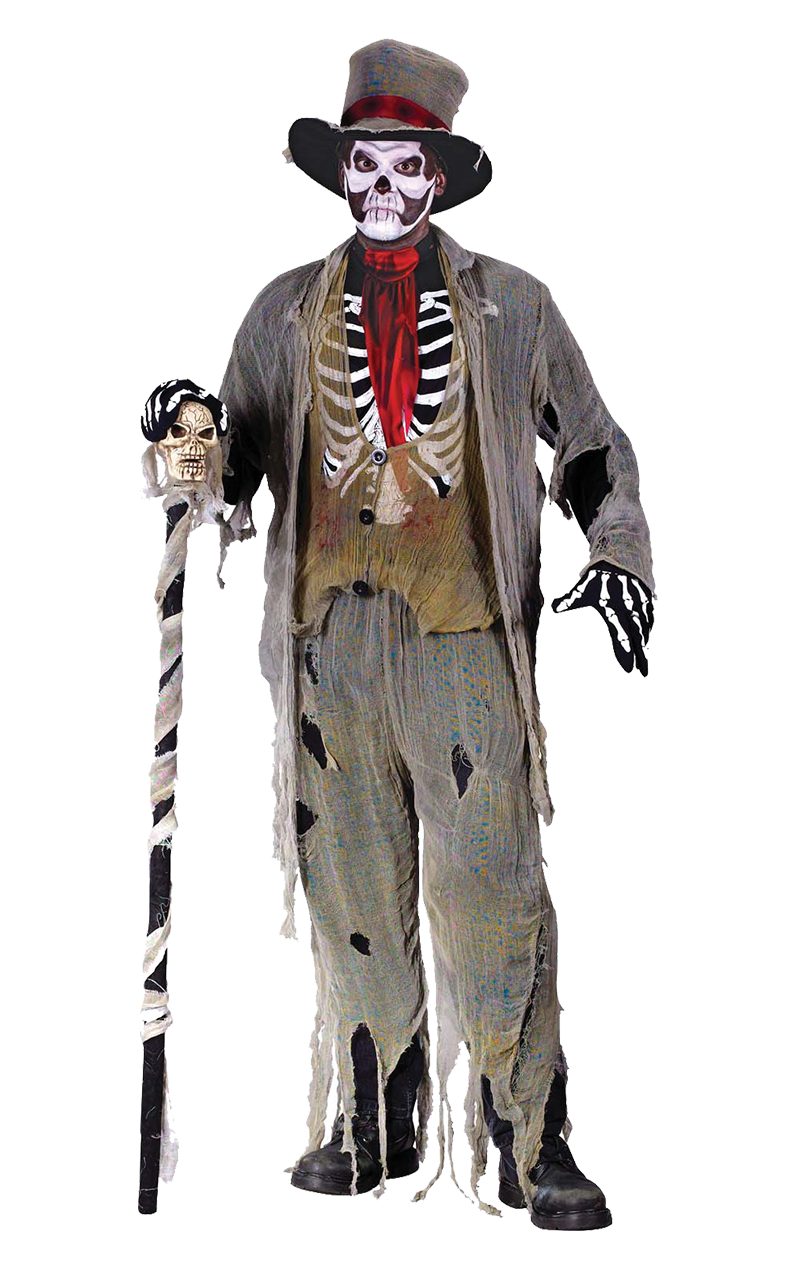 Skelett-Bräutigam-Halloween-Kostüm für Herren