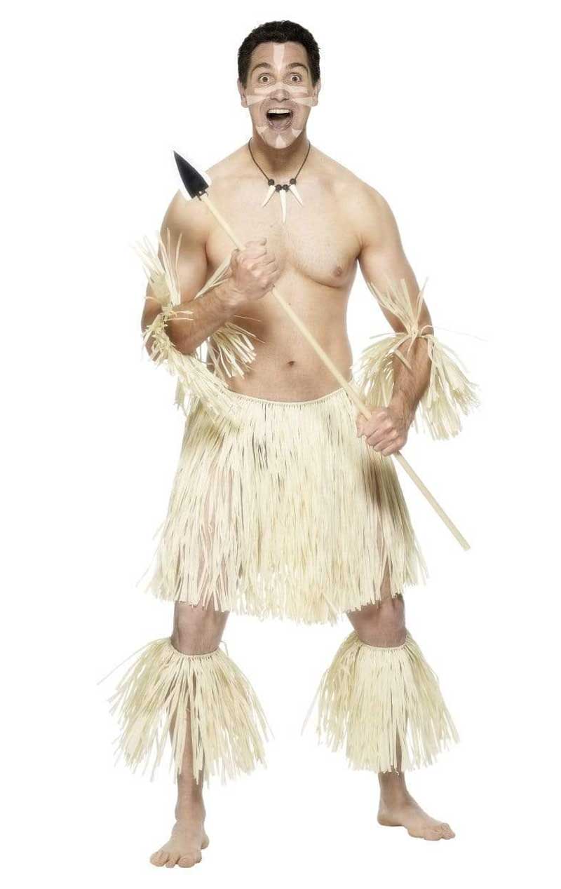 Tapferes Zulu-Krieger-Kostüm für Erwachsene