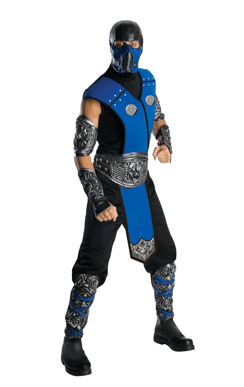 Mortal Combat Sub Zero Kostüm für Erwachsene