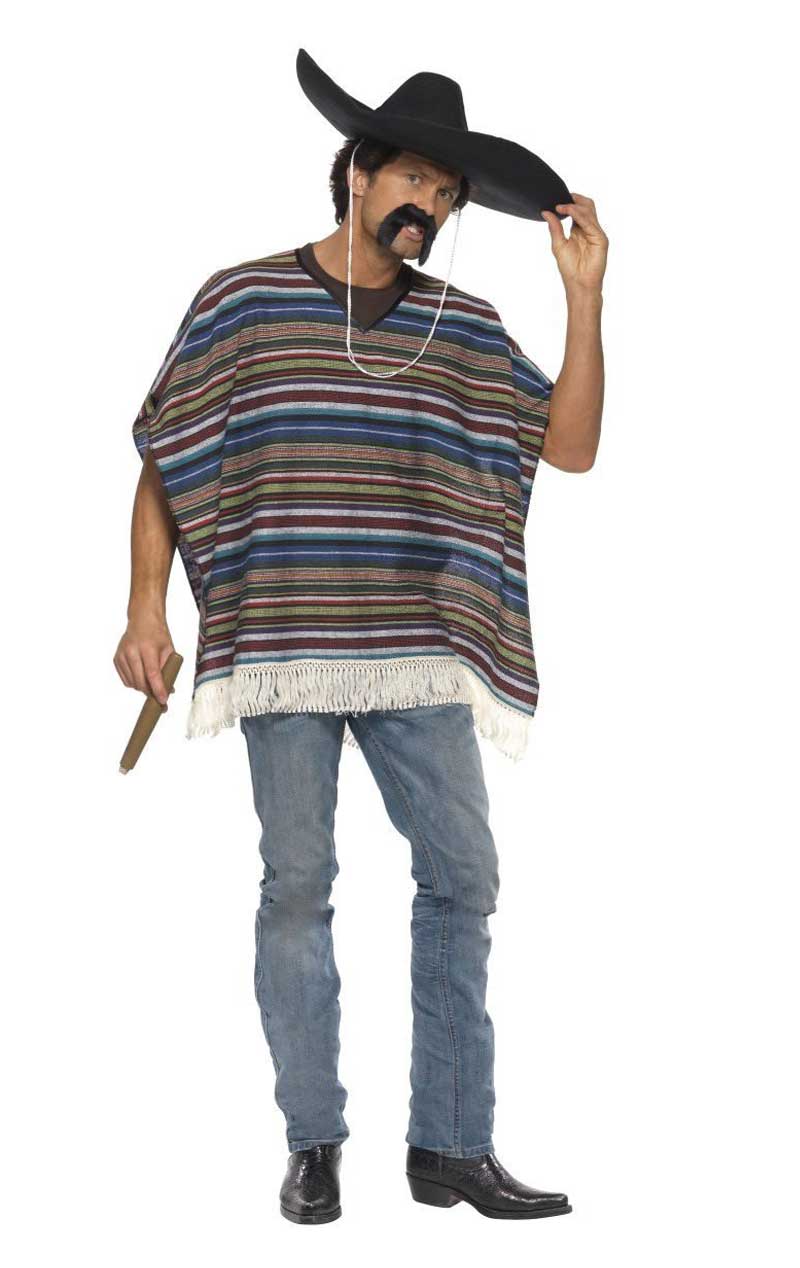 Authentic Mexican Poncho Costume