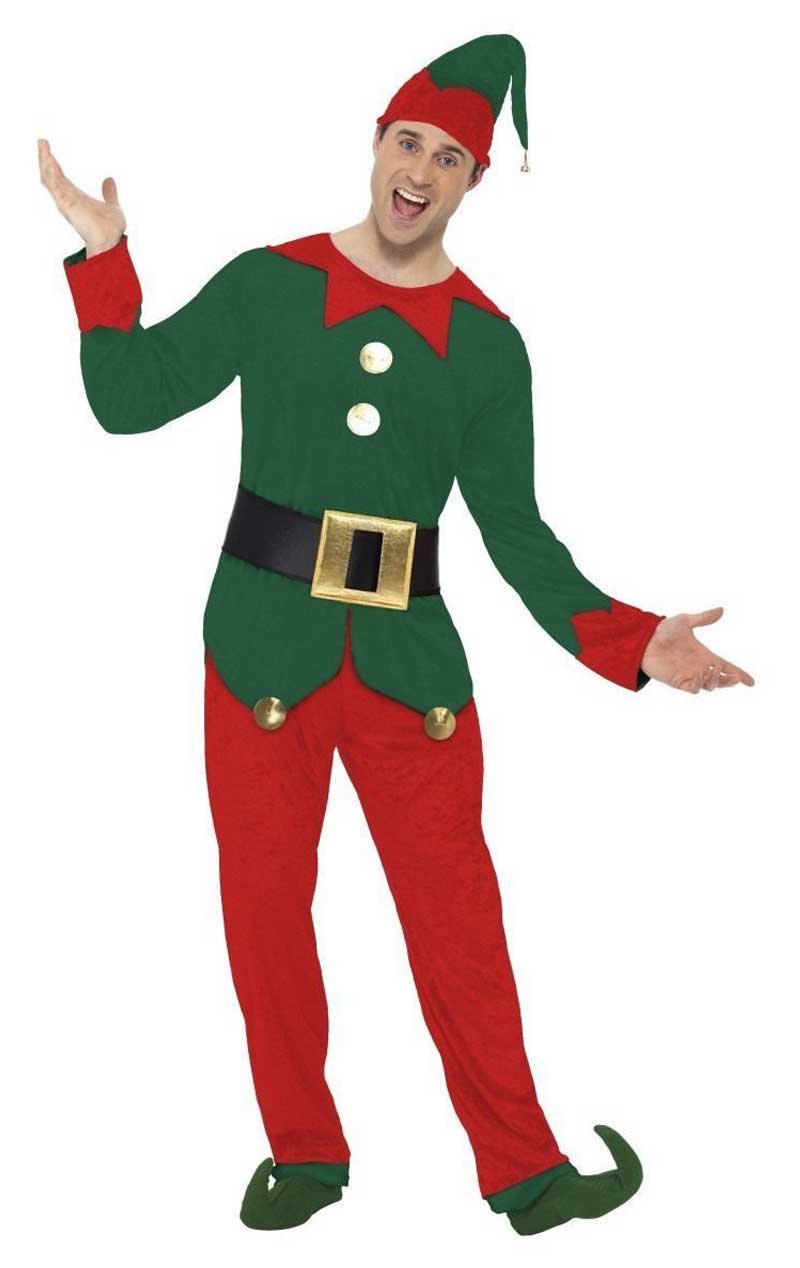 Happy Christmas Elf Kostüm für Herren