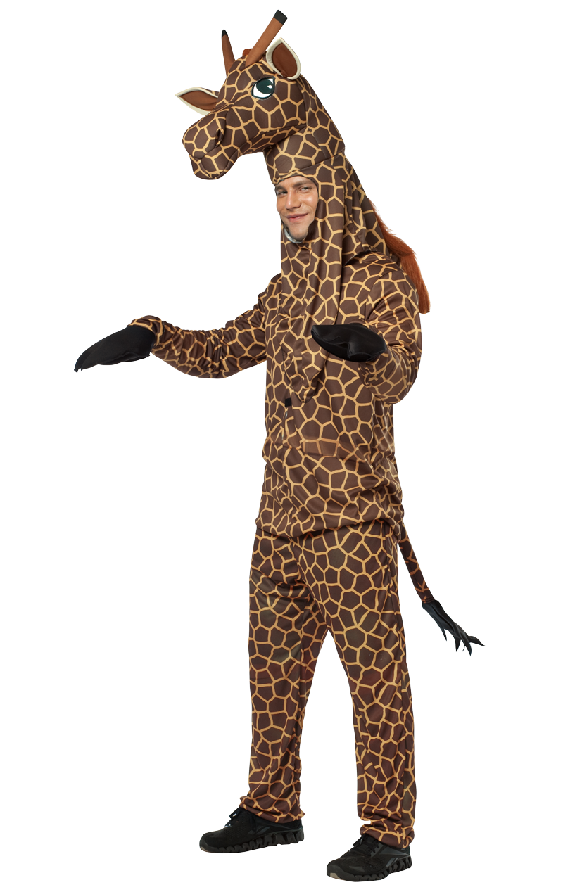 Safari-Giraffe-Kostüm für Erwachsene