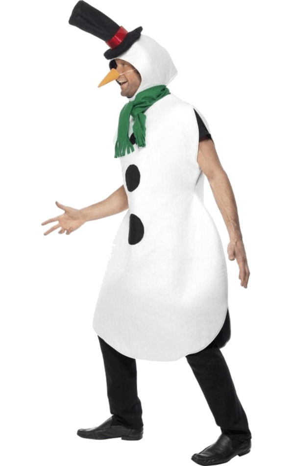 Schneemann-Tunika-Kostüm für Erwachsene