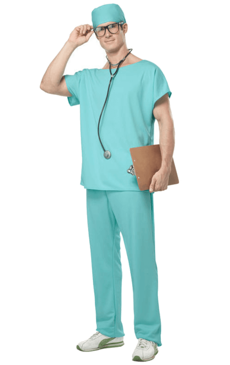 Arzt Scrubs Kostüm für Erwachsene