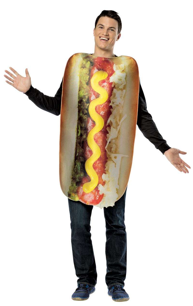 Hot-Dog-Kostüm für Erwachsene