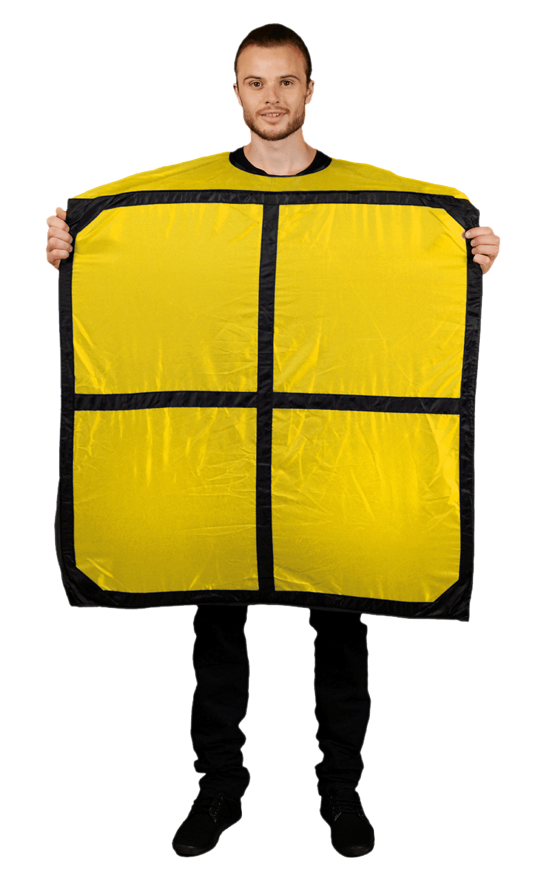 Tetris O Gelbes Morph-Kostüm für Erwachsene