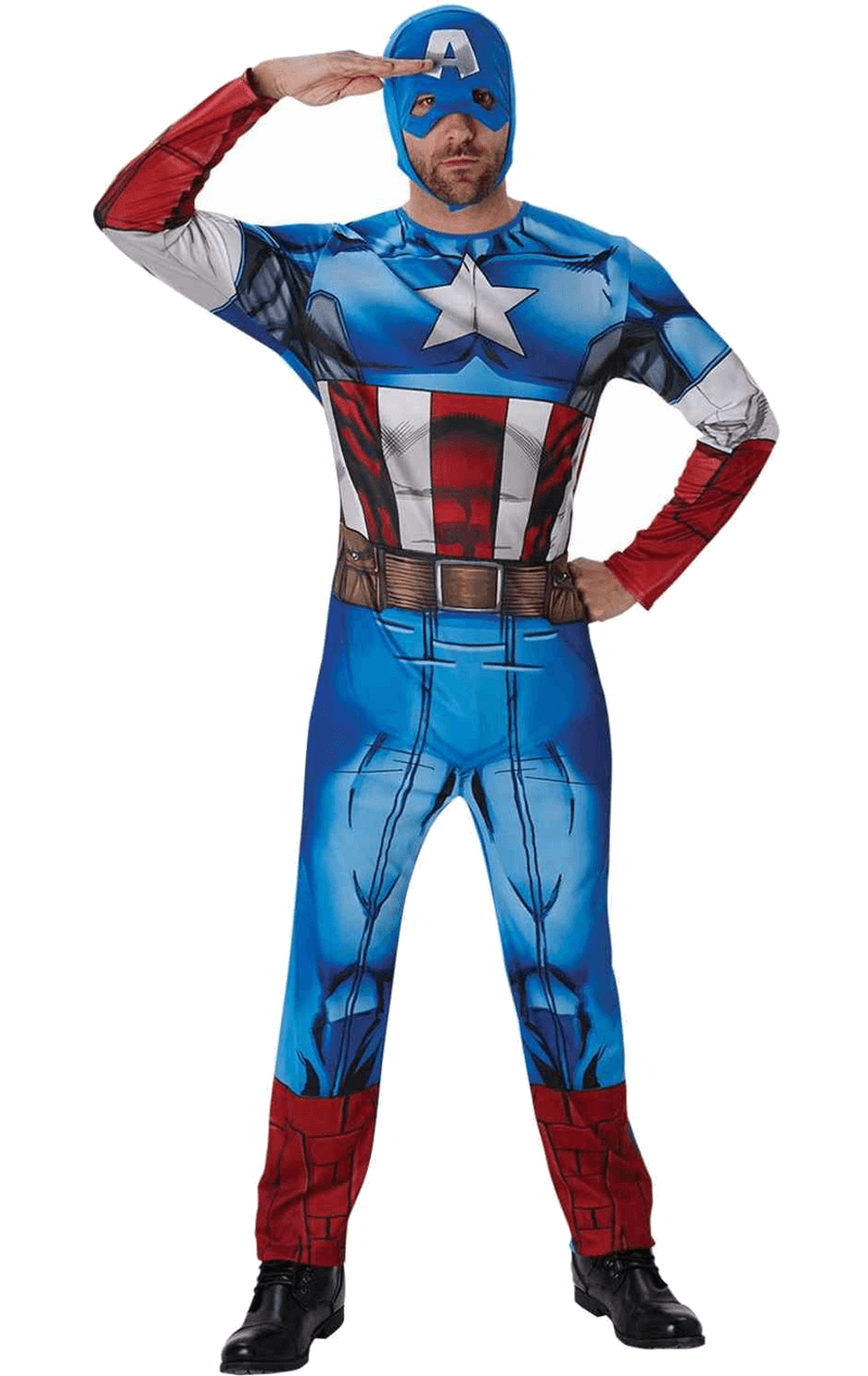 Klassisches Captain America Kostüm für Erwachsene