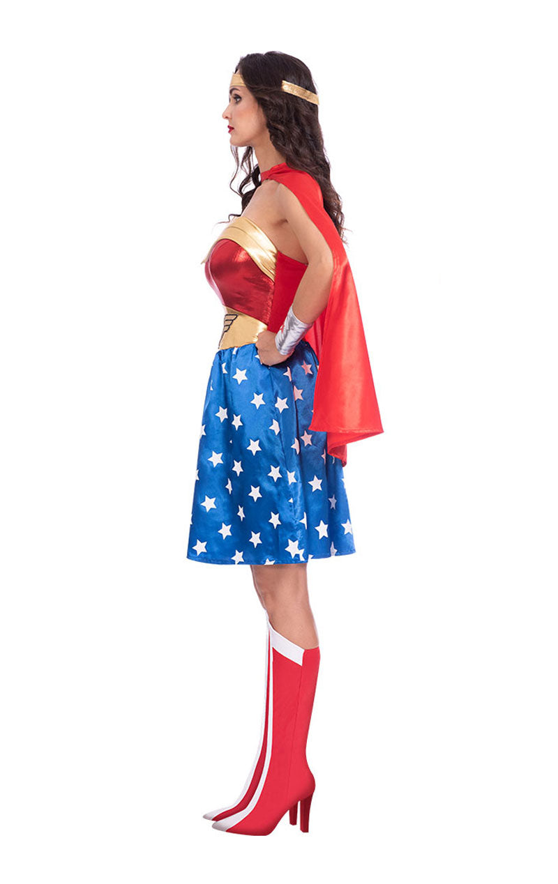 Klassisches Wonder Woman Kostüm für Damen