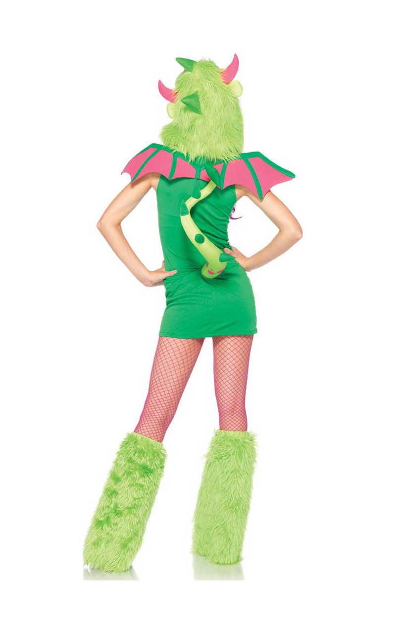 Leg Avenue Green Magic Dragon Sexy Fancy Dress Costume