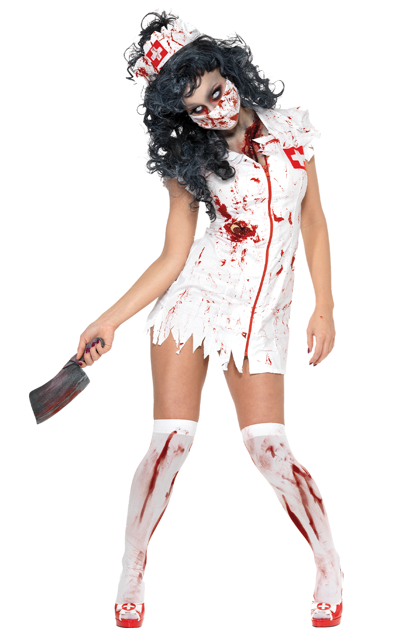 Zombie-Krankenschwester-Kostüm für Erwachsene