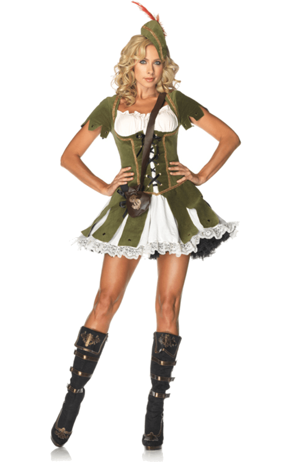 Robin Hood-Dieb-Kostüm für Damen