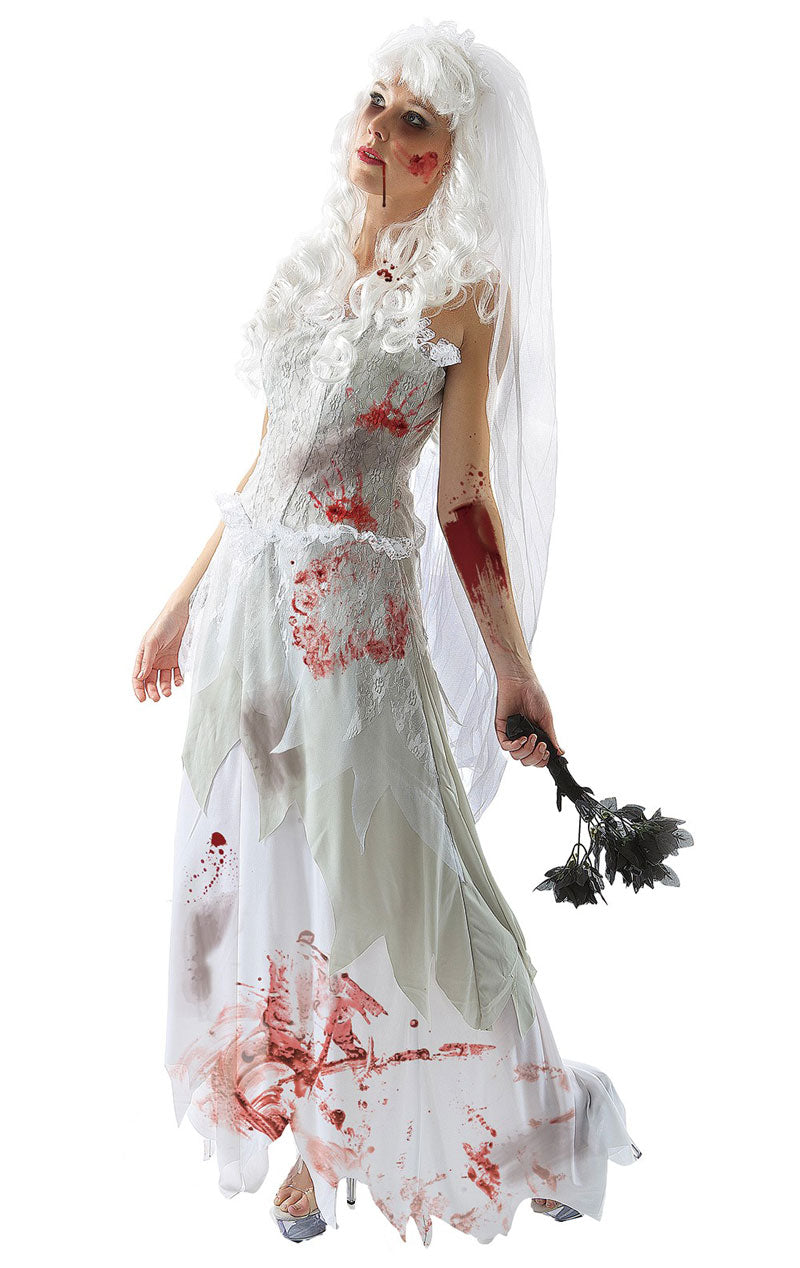 Halloween-Kostüm der tödlichen Braut für Damen