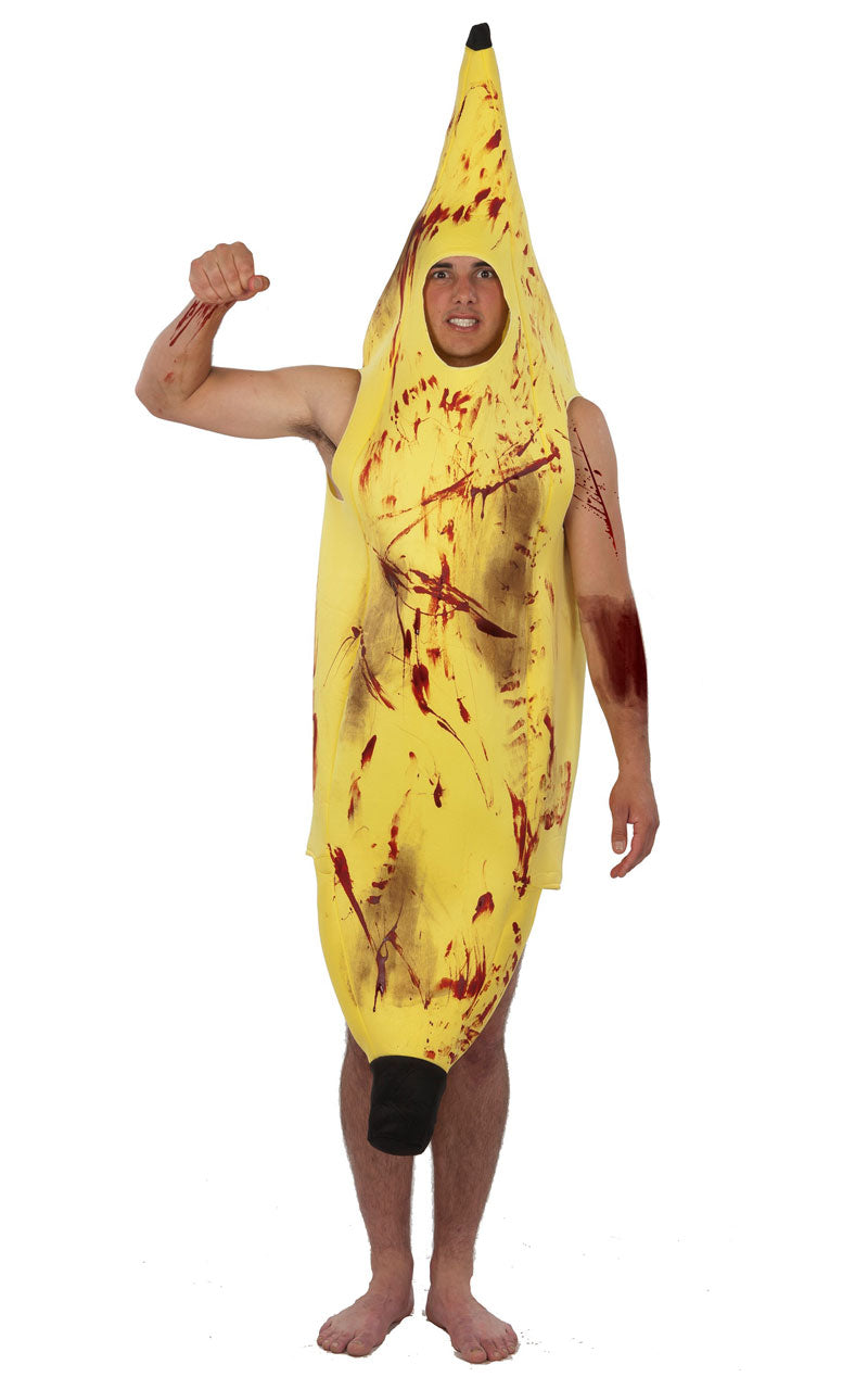 Killer-Bananen-Halloween-Kostüm für Erwachsene