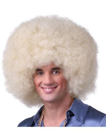 Blonde Afro Wig - Joke.co.uk