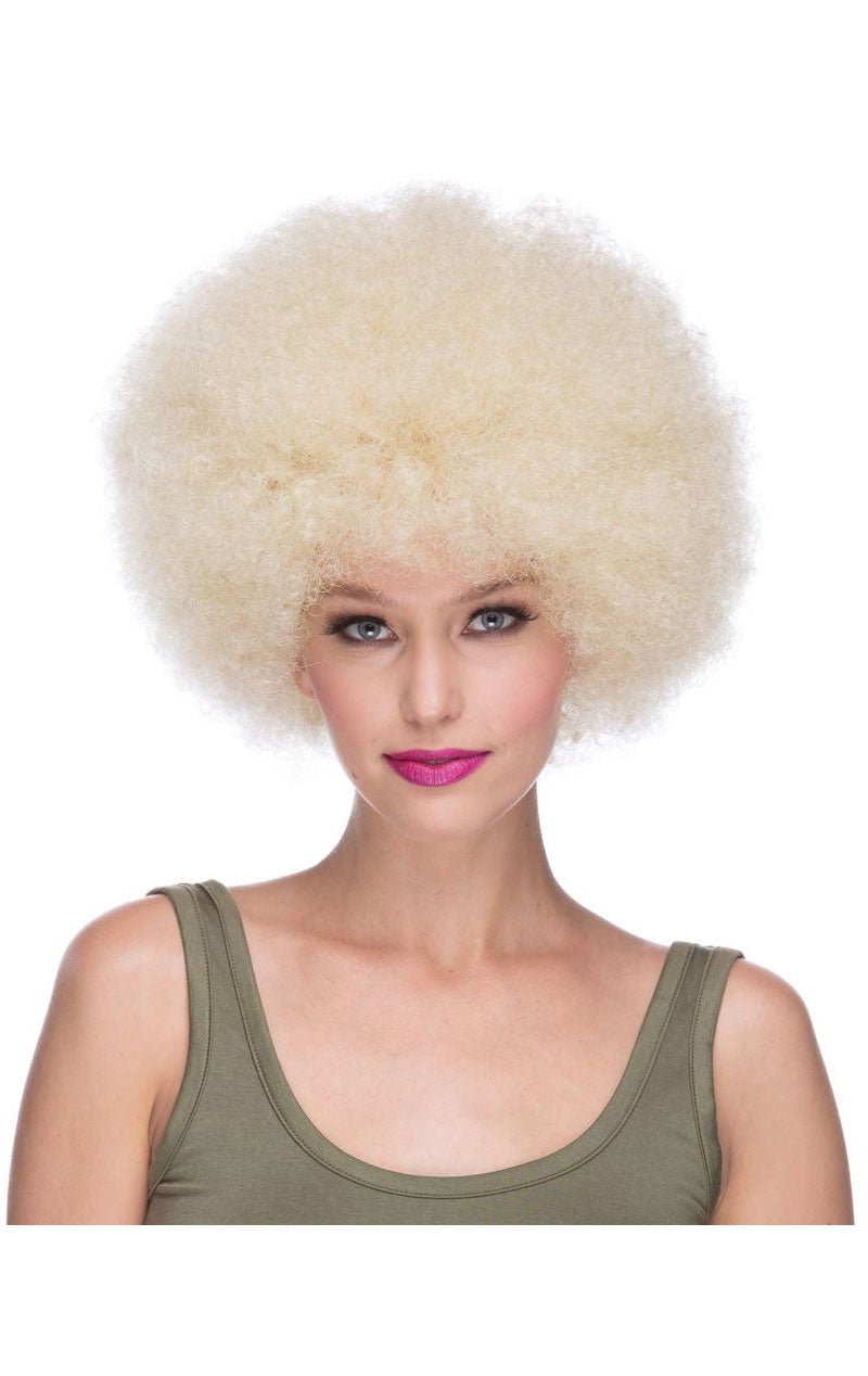 Blonde Afro Wig - Joke.co.uk